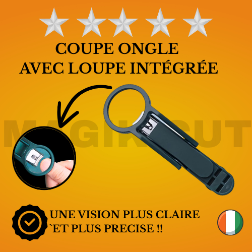 Magik Cut® — Couple Ongles avec Loupe Intégrée