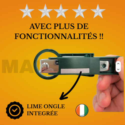 Magik Cut® — Couple Ongles avec Loupe Intégrée