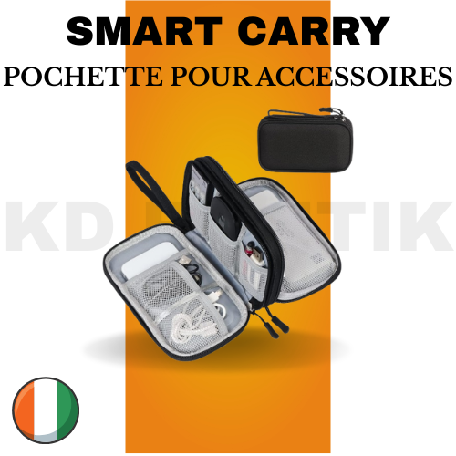SmartCarry™ Pochette de Voyage pour Accessoires